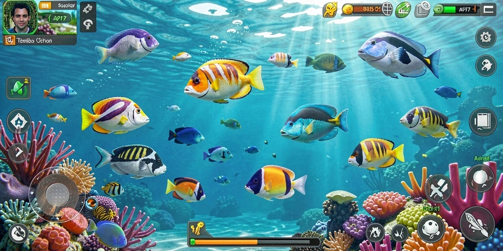 Gameplay seru Tembak Ikan di API77 dengan berbagai ikan yang menantang.