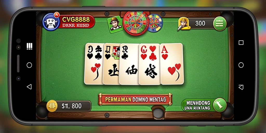 Tampilan gameplay domino yang menarik dari CVG8888.