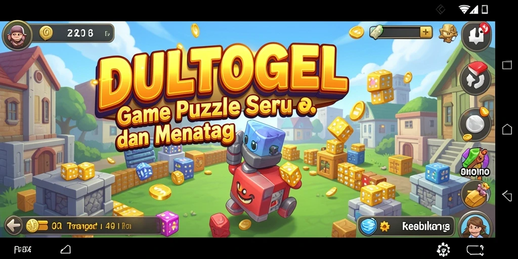 Tampilan gameplay menarik dari DULTOGEL yang penuh tantangan.