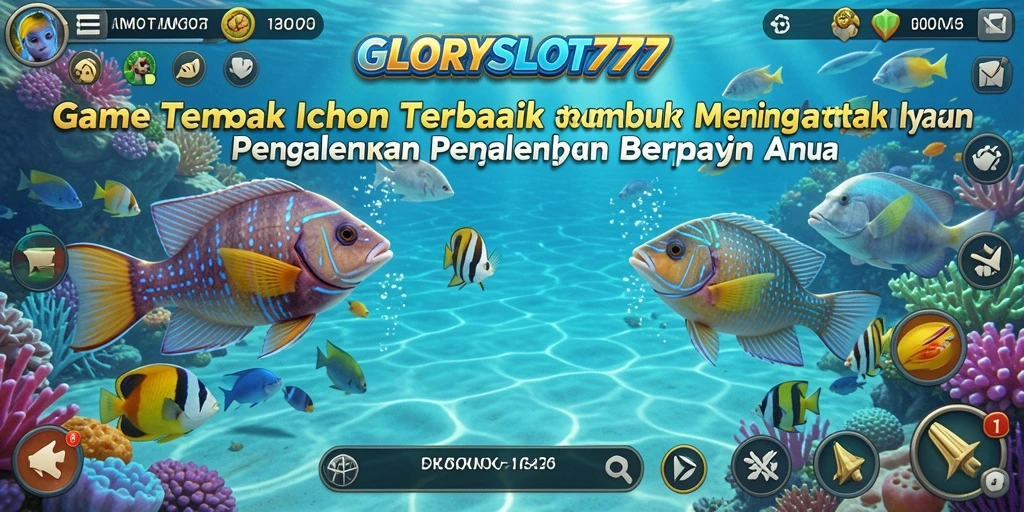 Tampilan gameplay seru di GLORYSLOT777 dengan aksi tembak ikan.