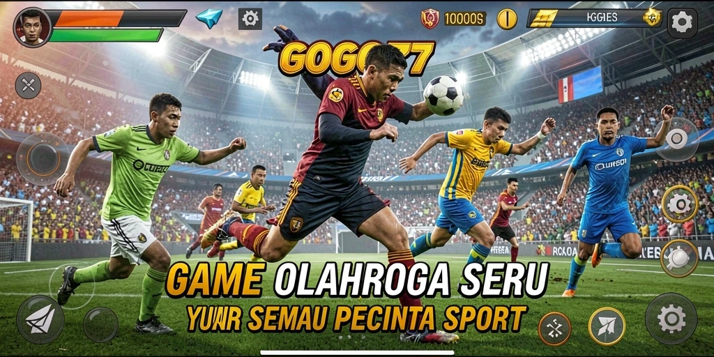 Tangkapan layar utama GOGO77 menampilkan aksi seru dalam berbagai olahraga.