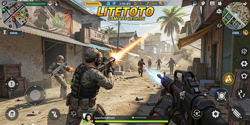 Tampilan gameplay LITETOTO yang penuh aksi dan strategi.