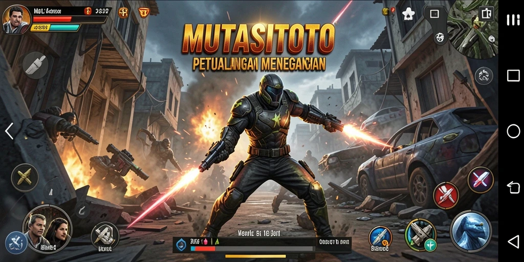 Tangkapan layar gameplay MUTASITOTO dengan aksi menegangkan dan grafis yang memukau.