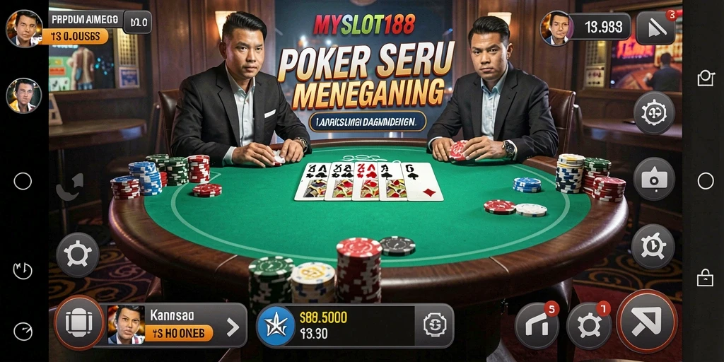Tampilan gameplay MYSLOT188 yang menegangkan dan seru.