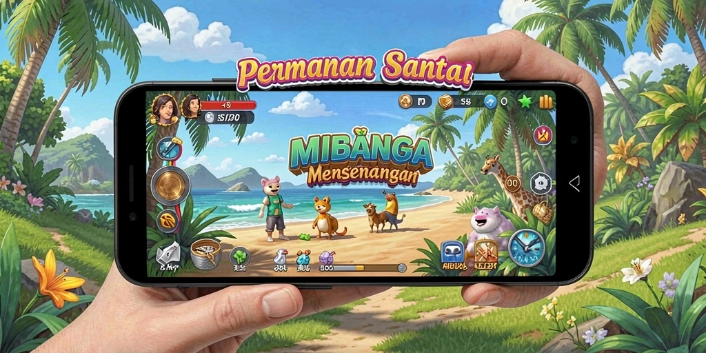 Screenshot utama S80 menampilkan gameplay yang menyenangkan dan penuh warna.