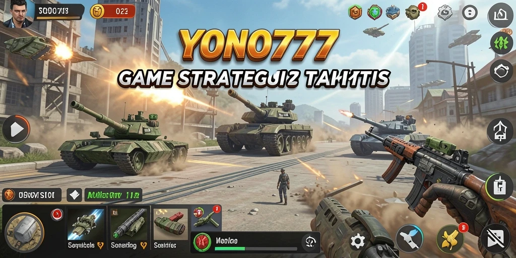 Tampilan menarik dari gameplay YONO777 dalam pertempuran strategi.